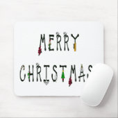 メリークリスマスデコレーションフォント マウスパッド (マウス)