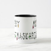 メリークリスマスデコレーションフォント マグカップ (中央)