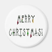メリークリスマスデコレーションフォント マグネット (正面)
