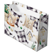 メリークリスマスデコレーション格言 ラージペーパーバッグ (正面アングル)