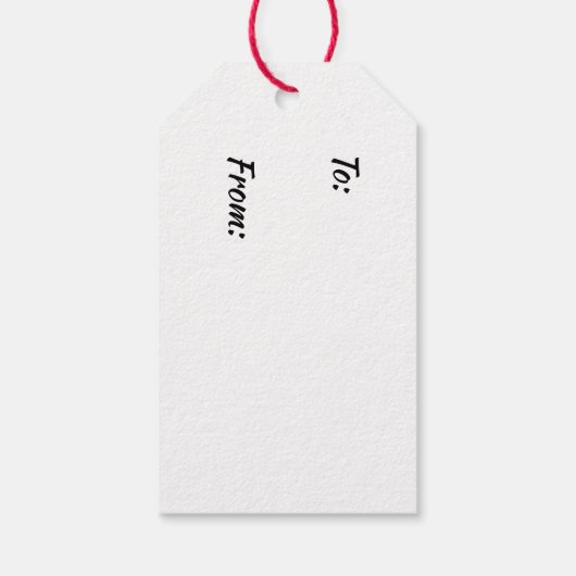 メリークリスマスデザイナーギフトラベル ギフトタグ (裏面)