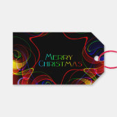 メリークリスマスデザイナーギフトラベル ギフトタグ (正面(横))