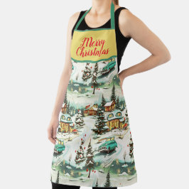 メリークリスマスデザイン エプロン