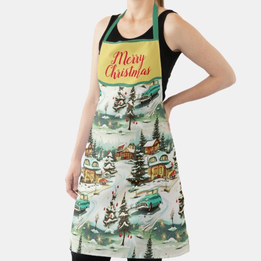 メリークリスマスデザイン エプロン (インサイチュ)