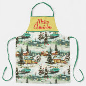 メリークリスマスデザイン エプロン (正面)