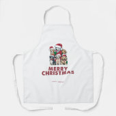 メリークリスマスデザイン エプロン (正面)