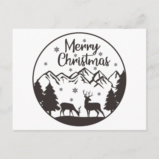 メリークリスマスデザイン シーズンポストカード (正面)