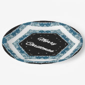 メリークリスマスデザイン ペーパープレート (アングル)