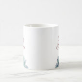 メリークリスマスデザートボタニカル多肉植物 コーヒーマグカップ (中央)