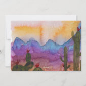 メリークリスマスデザート水の色グリーティングカード シーズンカード (裏面)