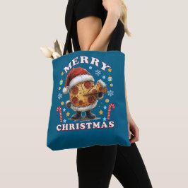 メリークリスマスデニムジャケット トートバッグ