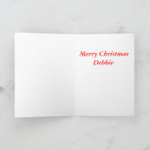 メリークリスマスデビー シーズンカード (内部)