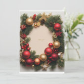 メリークリスマスデーカード 招待状 (スタンド正面)