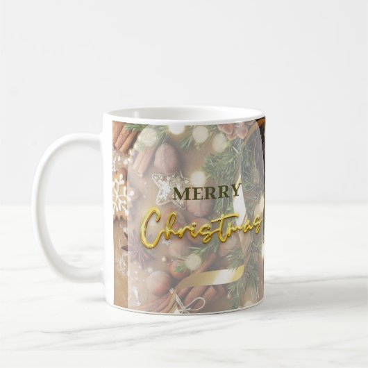 メリークリスマスデー コーヒーマグカップ (左)