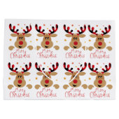 メリークリスマストインデナー抱き枕 ラージペーパーバッグ (裏面)