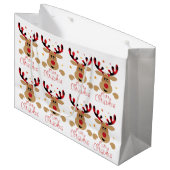 メリークリスマストインデナー抱き枕 ラージペーパーバッグ (正面アングル)