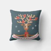 メリークリスマストインデナー装飾用クッション クッション (裏面)