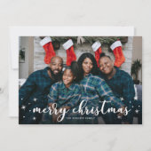 メリークリスマストゥインクルフォトカード シーズンカード (正面)