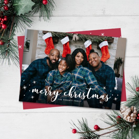 メリークリスマストゥインクルフォトカード シーズンカード