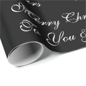 メリークリスマストゥーユー&ユア白黒 ラッピングペーパー (ロールコーナー)