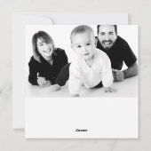 メリークリスマストナカイのトリオ写真 シーズンカード (裏面)