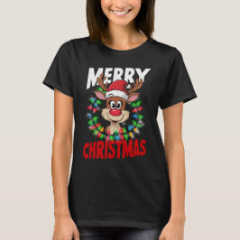 メリークリスマストナカイクリスマスホリデー Tシャツ