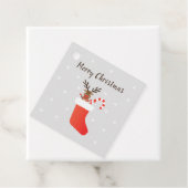 メリークリスマストナカイストッキングキャンディーケーン フェイバータグ (インサイチュ)