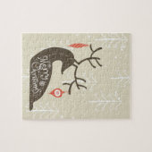 メリークリスマストナカイ居心地 ジグソーパズル (横)