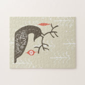 メリークリスマストナカイ居心地 ジグソーパズル (横)