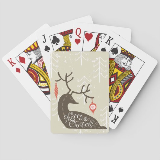 メリークリスマストナカイ居心地 トランプ (裏面)