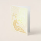 メリークリスマストナカイ居心地 箔カード (正面)