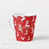 メリークリスマストナカイ赤 カフェラテマグ (左アングル)