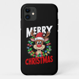 メリークリスマストナカイ クリスマス ホリデー iPhone 11 ケース