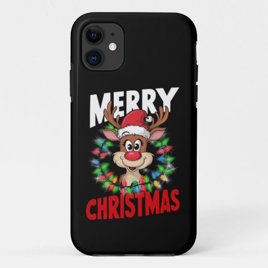 メリークリスマストナカイ クリスマス ホリデー Case-Mate iPhoneケース (裏面)