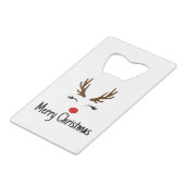 メリークリスマストナカイ クレジットカード栓抜き (正面アングル)