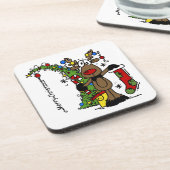 メリークリスマストナカイ コースター (左側)