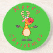 メリークリスマストナカイ コースター (正面)