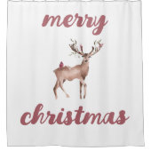 メリークリスマストナカイ シャワーカーテン (正面)
