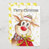 メリークリスマストナカイ シーズンカード (正面/裏面)