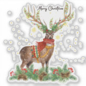 メリークリスマストナカイ シール (正面)