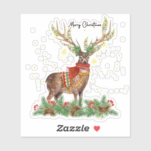 メリークリスマストナカイ シール (シート)