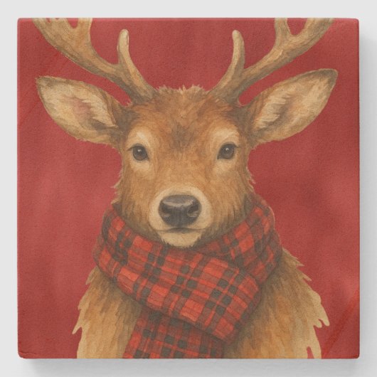 メリークリスマストナカイ ストーンコースター (正面)