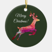 メリークリスマストナカイ セラミックオーナメント (正面)