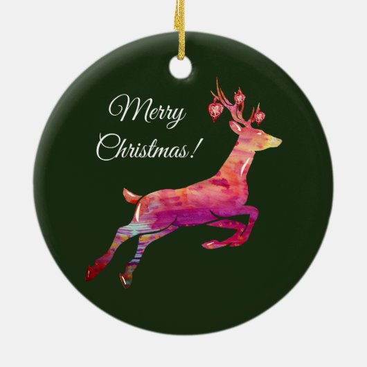メリークリスマストナカイ セラミックオーナメント (裏面)