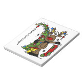 メリークリスマストナカイ ノートパッド (回転)