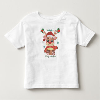 メリークリスマストナカイ – フェスティバル&おもしろい トドラーTシャツ