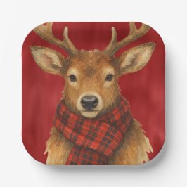 メリークリスマストナカイ ペーパープレート