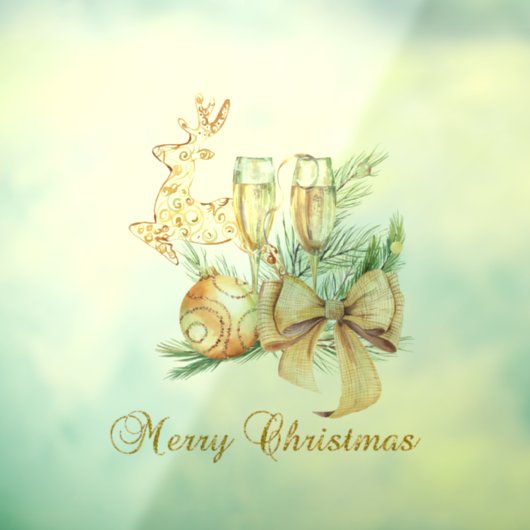 メリークリスマストナカイ,ボール,ワイングラス ウィンドウサイン (シート3)