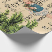 メリークリスマストナカイ ラッピングペーパー (角)