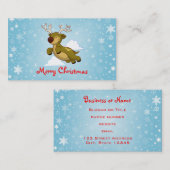 メリークリスマストナカイ 名刺 (正面/裏面)